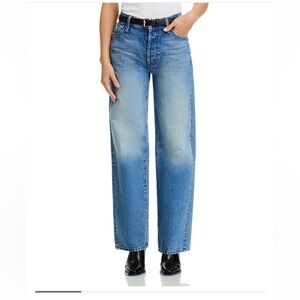 MOTHER LIL NEW DODGE HIGH RISE ANKLE JEANS IN WIDEOUT SIZE 30P